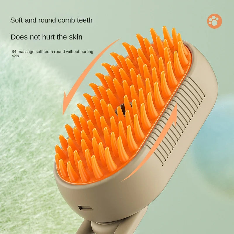 Cat Steam Brush Steamy Dog Brush 3 in 1 Electric Spray Cat Hair Brushes for Massage Pet Grooming Comb Hair Removal Combs