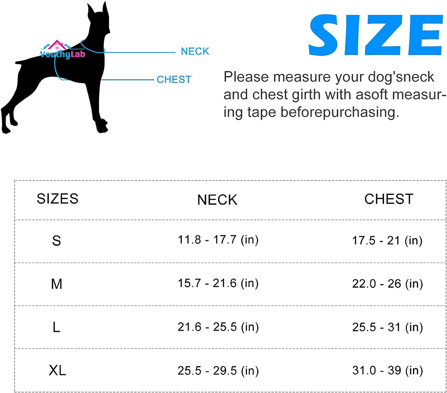 No Pull Dog Harness,  Light up Dog Harness There Are 3 Light Modes with Control Handle and Reflective Strap, Adjustable Breathable Dog Vest Suitable for Small, Medium, Large Dogs(S)