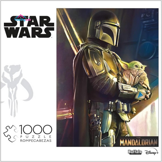 - Star Wars: the Mandalorian - “Wherever I Go, He Goes” - 1000 Piece Jigsaw Puzzle