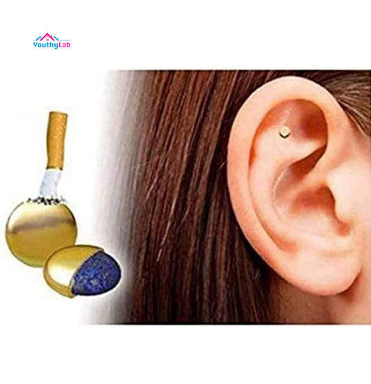  2PCS Magnetic Therapy Quit Stop Smoking Smoke Magnet Magnetic Therapy Ear Auricular Loss Weight Acupressure--Qq740154538